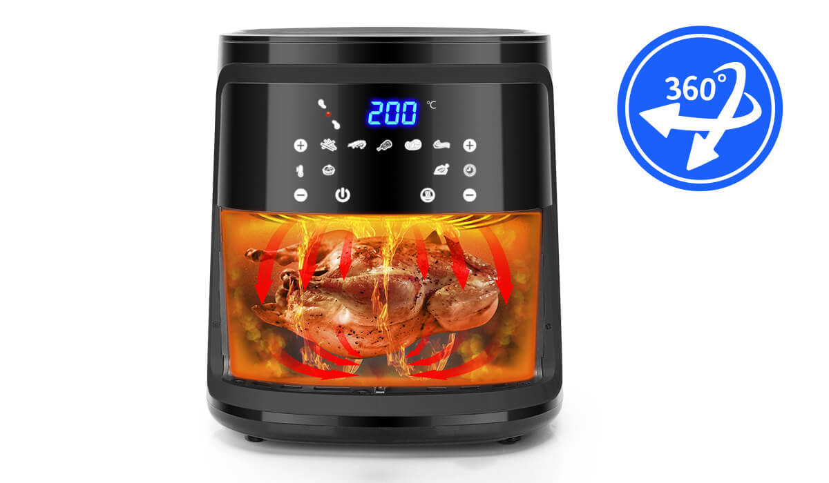 karsto oro grudintuve juoda wifi 7l (2)