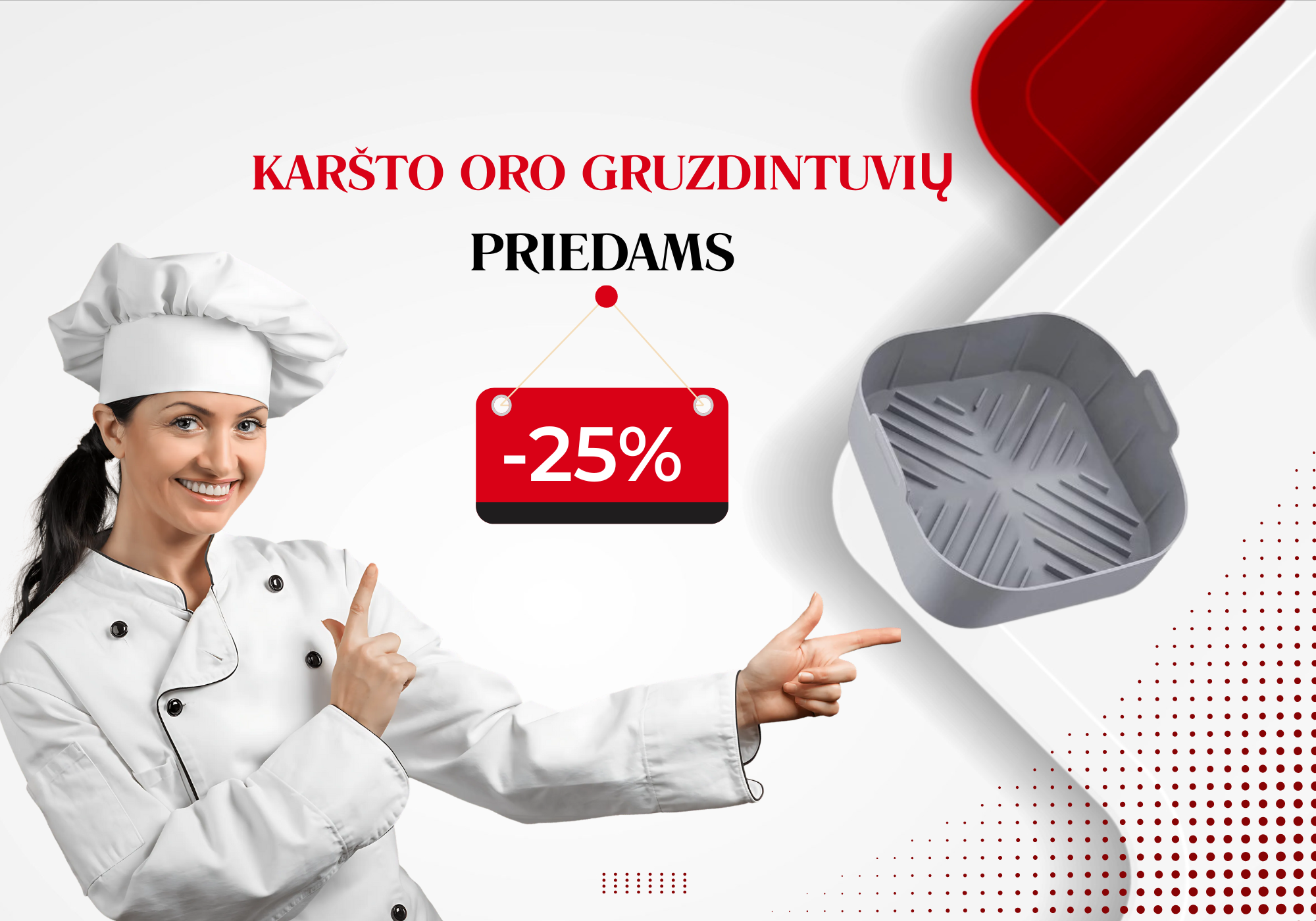 Vienkartiniai popieriniai įdėklai, silikoninės formos, kepimo grotelės, priedų rinkiniai