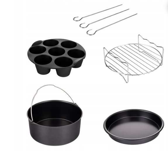 Lehmann 4 dalių priedų rinkinys karšto oro gruzdintuvei (17 cm) (3)