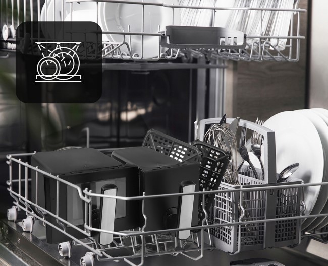 Karšto oro gruzdintuvė Mozano 2 krepšelių 3,5L ir 5,5L 2600W (1)