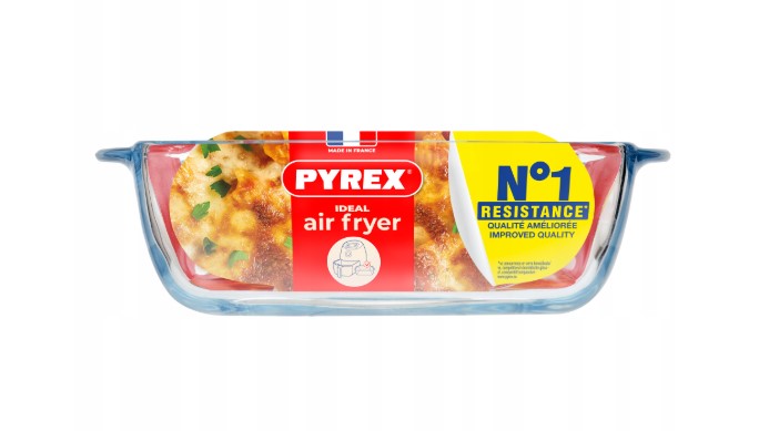 Stiklinė kepimo forma Pyrex 20x17xc6m. 1L talpa karšto oro gruzdintuvei (3)