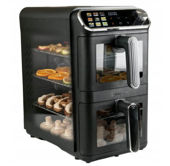 Karšto oro gruzdintuvė Kalorik 11L 2460W 2krepšelių vertikali (8)