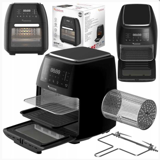 Karšto oro gruzdintuvė Turbotronic 12L 2000W su priedais