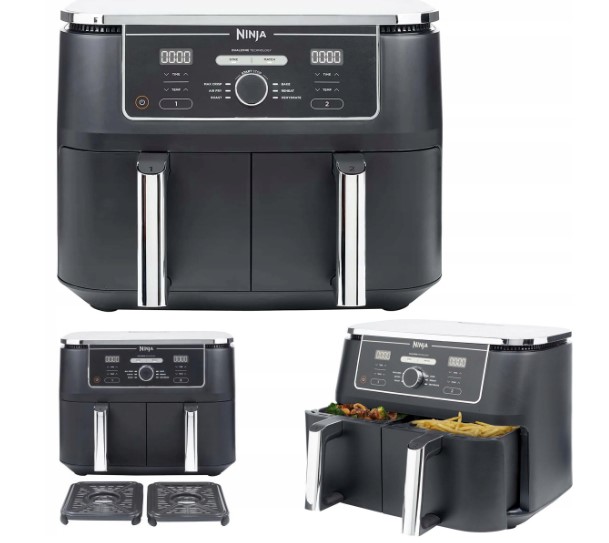 Karšto oro gruzdintuvė Ninja foodi AF400EU XXL 9,5L 2470W juoda