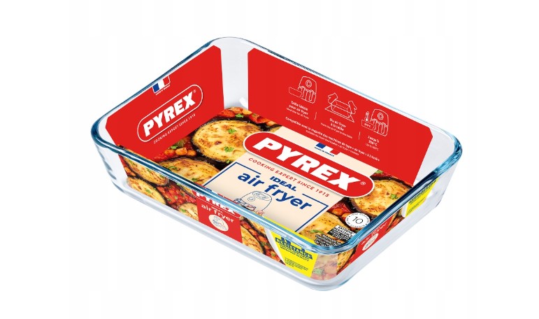 Stiklinė kepimo forma Pyrex 19x14xc6m. 0,8L talpa karšto oro gruzdintuvei