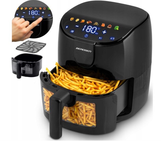 Karšto oro gruzdintuvė Berdsen 4L 1500W