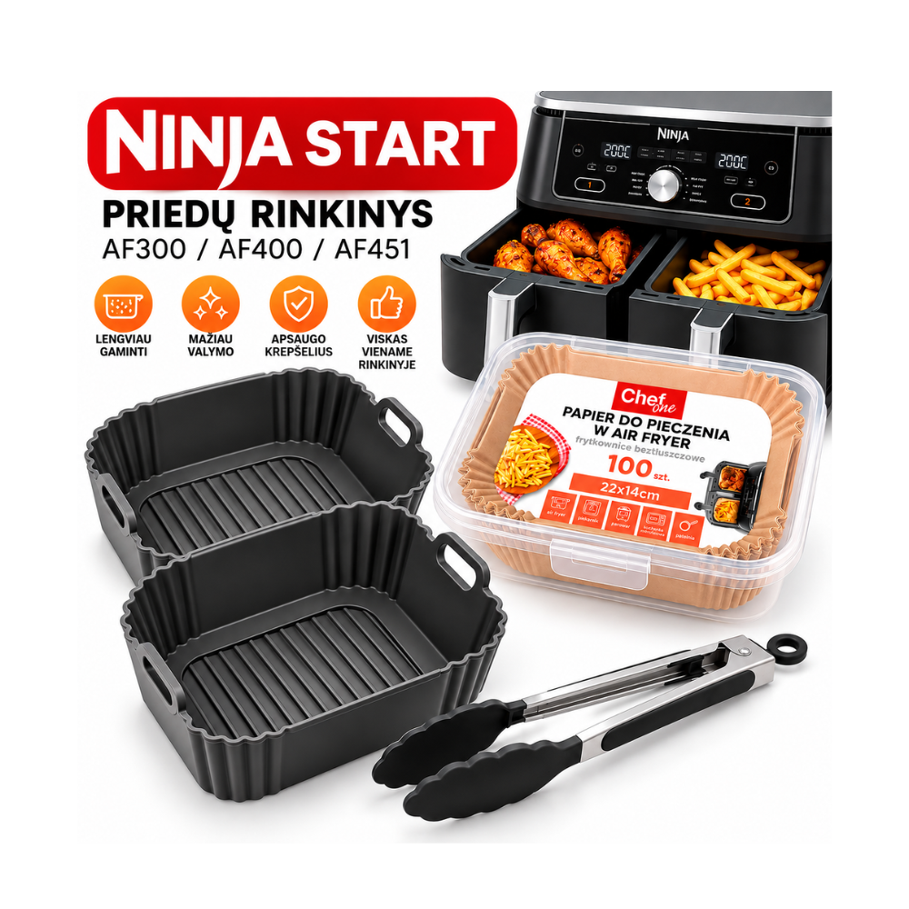 NINJA START – 3 dalių priedų rinkinys AF300 / AF400 / AF451 SL400 ir kt.